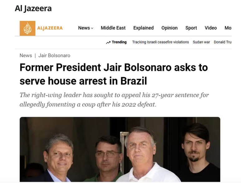 Pris&atilde;o de Bolsonaro virou destaque nas redes sociais 