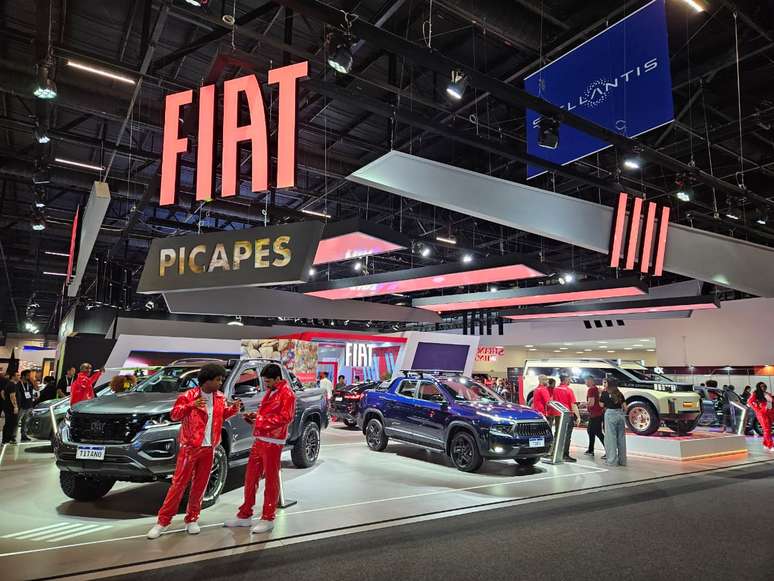 Estande da Fiat