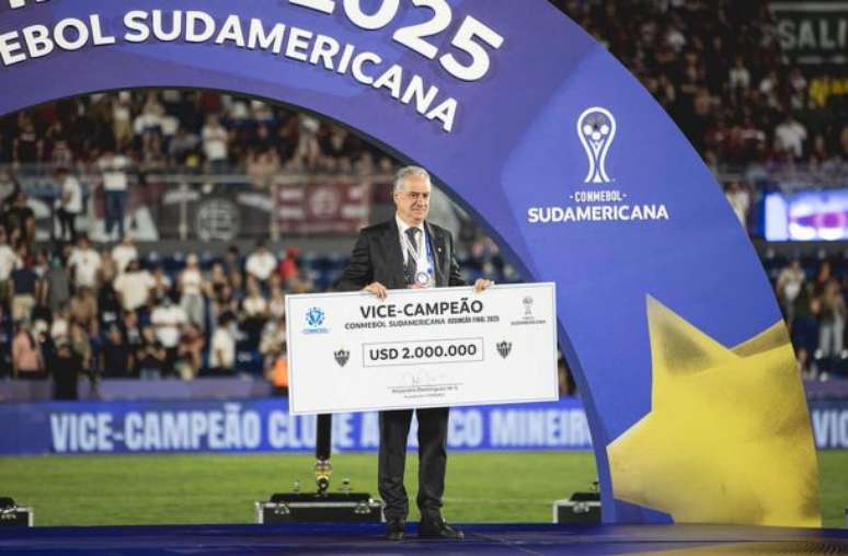 Atlético foi vice-campeão da Sul-Americana –