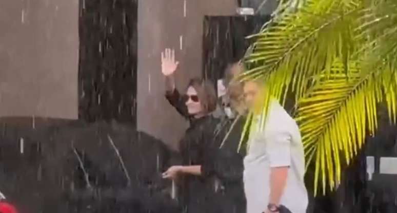 Michelle Bolsonaro visita o ex-presidente Jair Bolsonaro na Superintendência da PF, em Brasília, onde ele está preso preventivamente