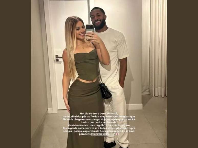 Pamella Vieira Gaigher se declara ao atacante do Flamengo &ndash;