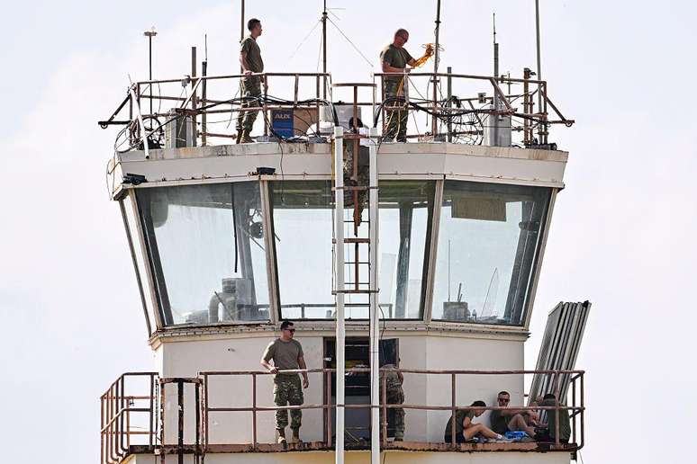 As for&ccedil;as dos Estados Unidos reativaram e repararam as instala&ccedil;&otilde;es de Roosevelt Roads