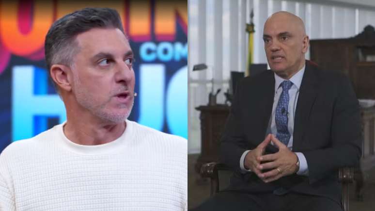 லூசியானோ ஹக் டொமிங்காவோ மற்றும் அலெக்ஸாண்ட்ரே டி மோரேஸ் (இனப்பெருக்கம்/டிவி குளோபோ/குளோபோ நியூஸ்)