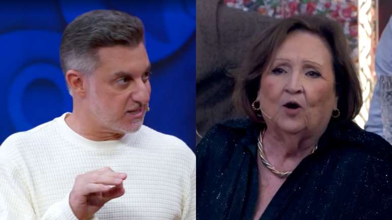 டொமிங்காவோவில் லூசியானோ ஹக் மற்றும் டியா லூசியா (இனப்பெருக்கம்/டிவி குளோபோ)