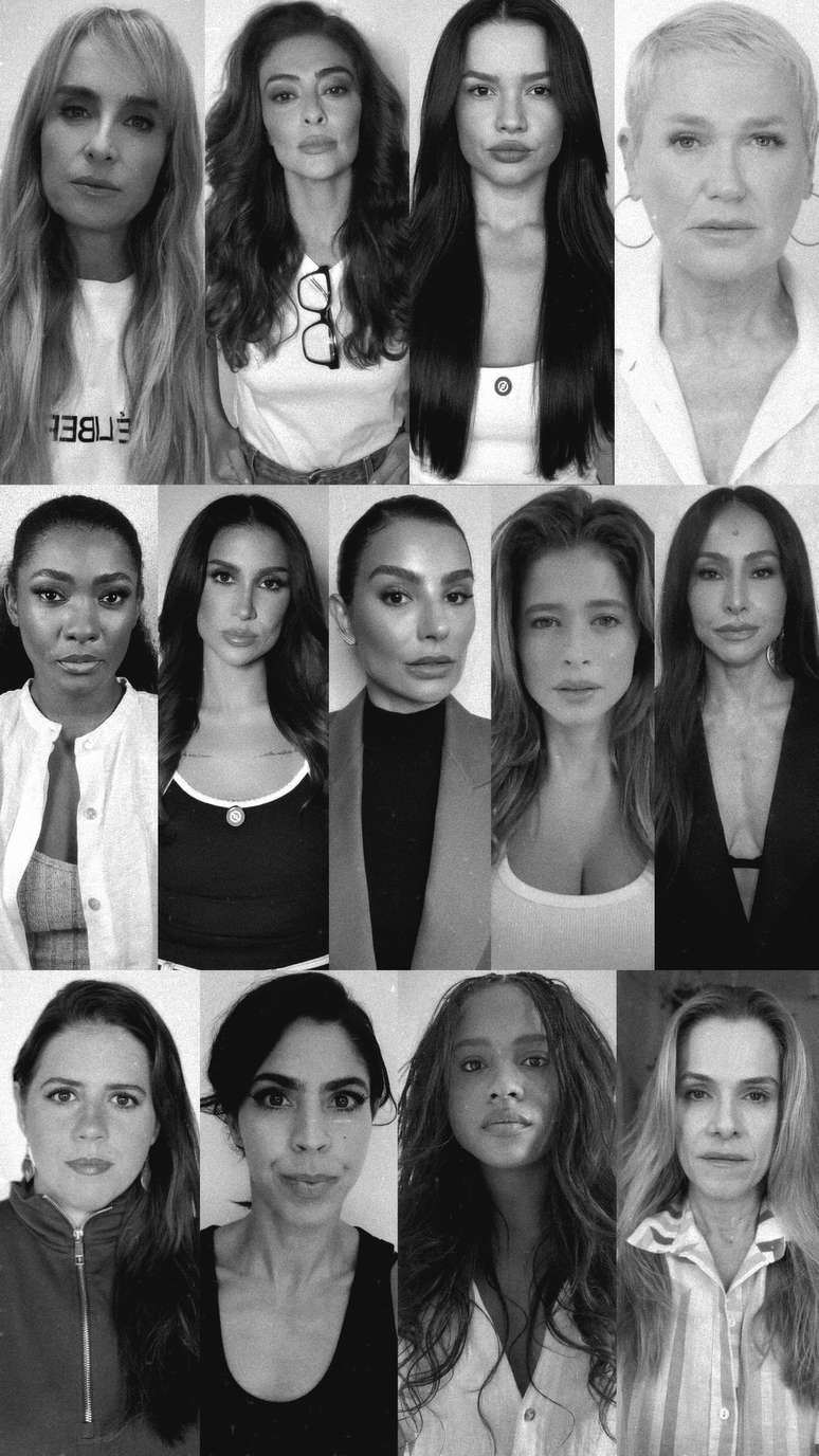 Famosas na campanha contra o feminicídio 