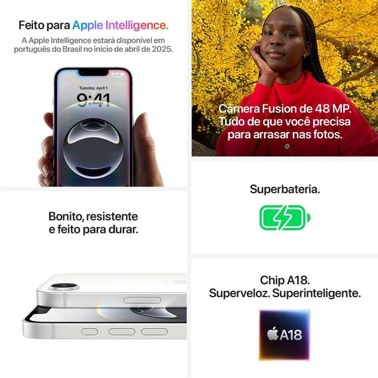 Apple iPhone 16e de 128 GB — Preto