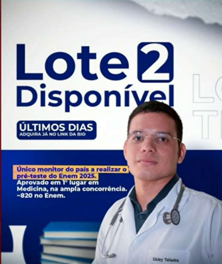 Edcley Teixeira, centro de pol&ecirc;mica que resultou em anula&ccedil;&atilde;o de quest&otilde;es do Enem 2025.