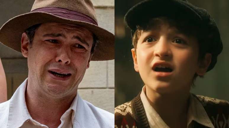 Êta Mundo Melhor இலிருந்து Candinho (Sergio Guizé) மற்றும் சமீர் (David Malizia)! (இனப்பெருக்கம்/டிவி குளோபோ)