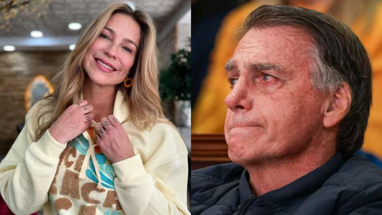 Luana Piovani e Jair Bolsonaro