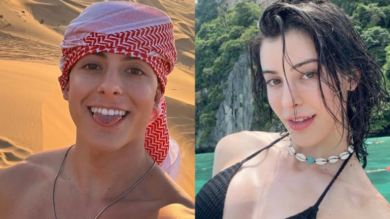 Bella Longuinho mostra antes e depois da transição: ‘Mudei muito?’