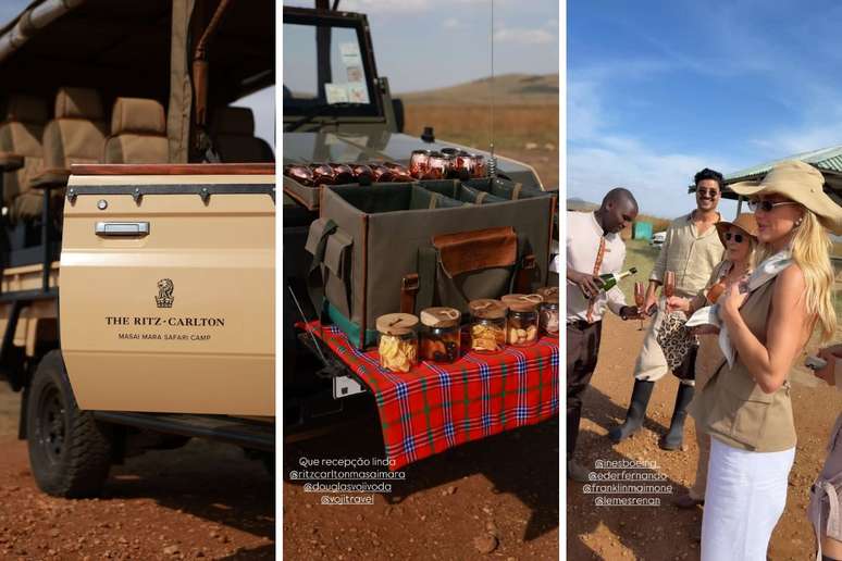 Ana Paula Siebert, sua mãe e amigos são recebidos com coquetel