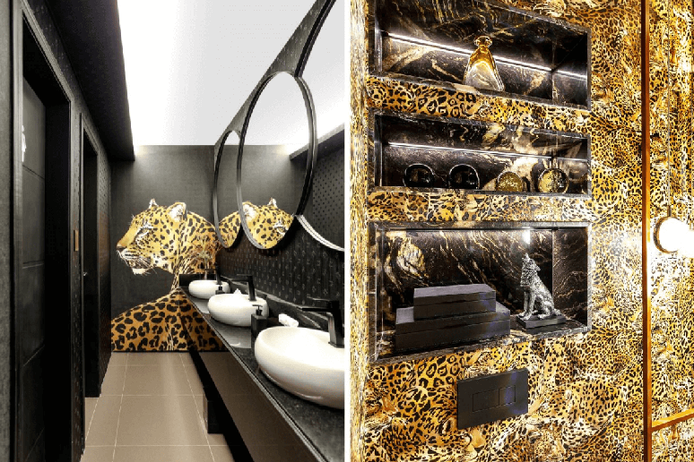 O animal print traz impacto visual para o ambiente (Projeto: Cristiane Schiavoni | Imagens: Carlos Piratininga)