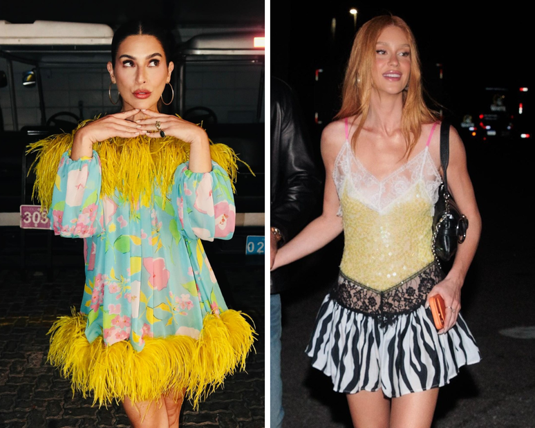 Fernanda Paes Leme e Marina Ruy Barbosa 