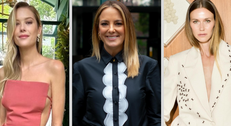 Gianne Albertoni, Tici Pinheiro e Renata Kuerten (Fotos: Reprodução/Instagram)