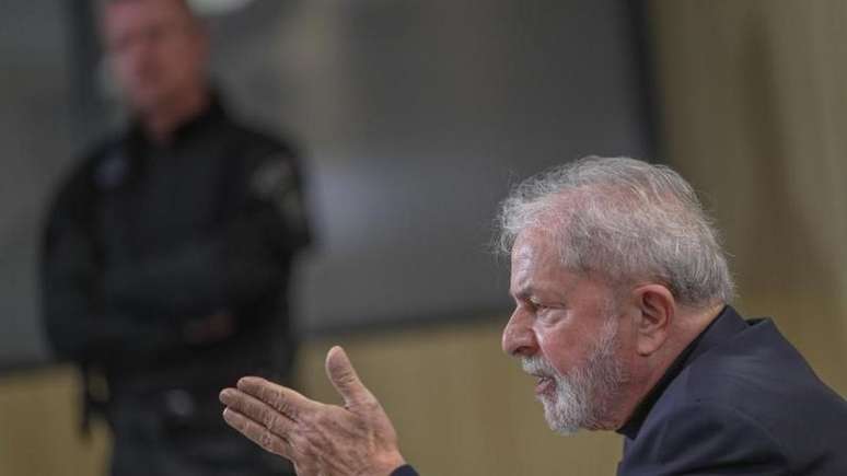 Lula concedeu entrevista exclusiva &agrave; BBC News Brasil na Superintend&ecirc;ncia da PF em Curitiba, em agosto de 2019