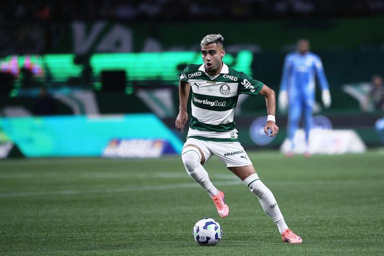 Andreas Pereira (Palmeiras) durante jogo contra o Vitória, no dia 19.11.2025 