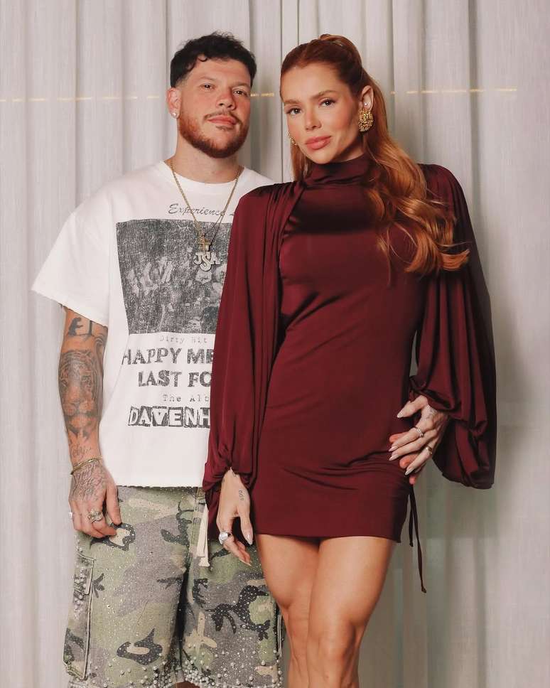 Ferrugem e a esposa, Tha&iacute;s Vasconcellos