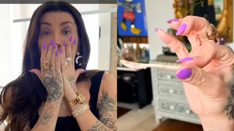 ஆஹா! மாயா மசாஃபெரா தனது தாடையிலிருந்து எலும்புகளை அகற்றிய பிறகு அவரது முகம் எப்படி இருந்தது என்பதைக் காட்டுகிறது: 'பயப்பட வேண்டாம்' / இனப்பெருக்கம்: Instagram