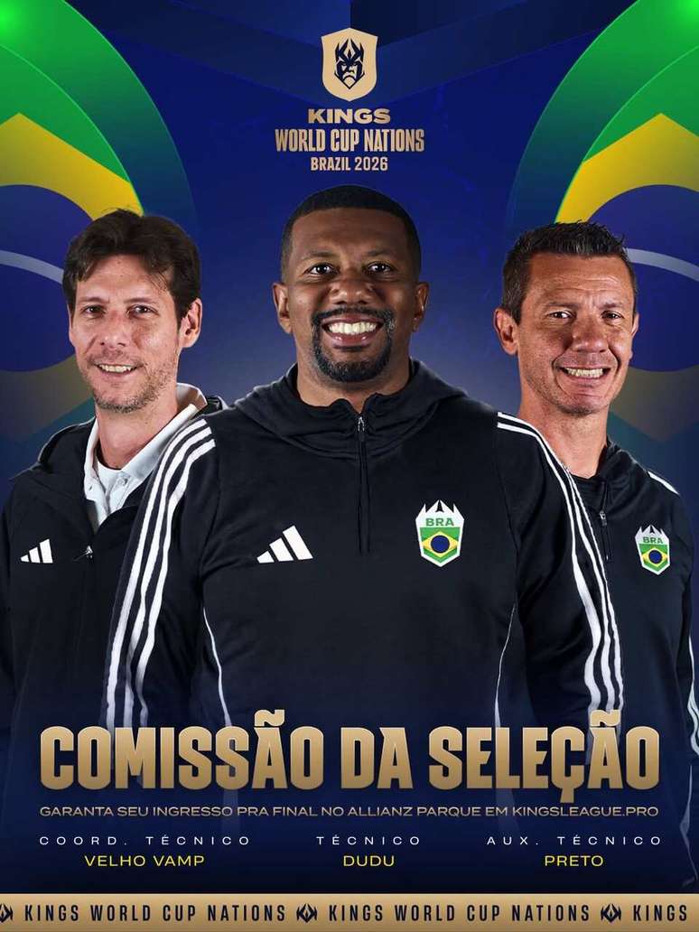 Anúncio oficial da comissão técnica do Brasil –