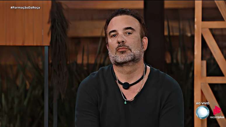 Moraes durante a formação roça