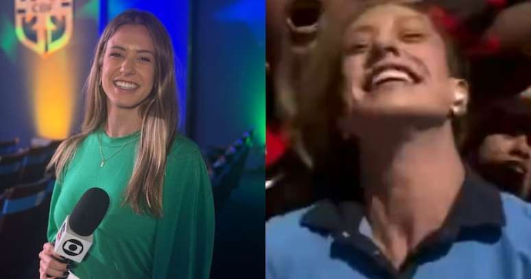 Duda Dalponte sofreu agressão enquanto fazia transmissão ao vivo na Globo ao lado de torcedores do Flamengo.