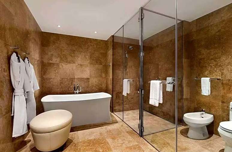 Banheiro do hotel do Flamengo &ndash;