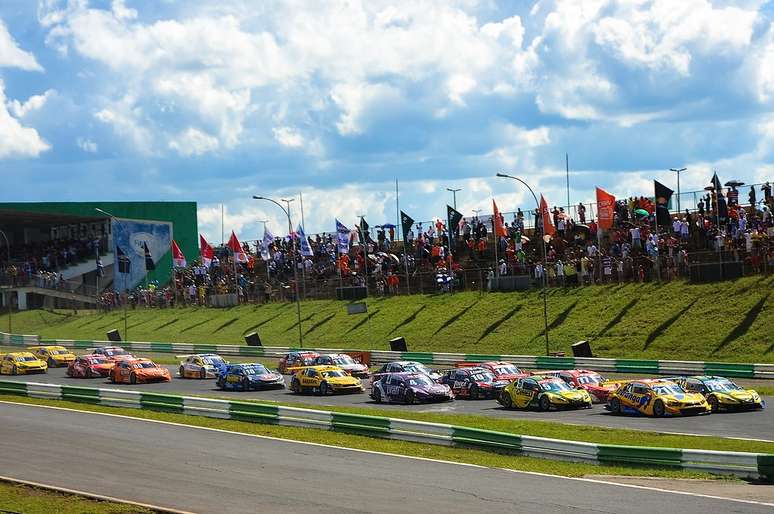 A última largada da Stock Car em Brasília foi em 2014