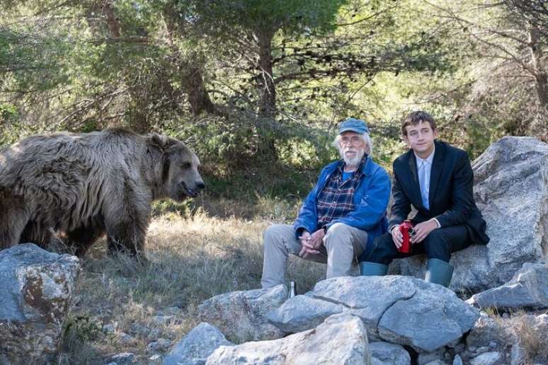 பியர் ரிச்சர்ட் எழுதி, இயக்கி, நடித்த புதிய திரைப்படமான 'ஐ ட்ரீம், அதனால் ஐ எக்சிஸ்ட்' படத்தின் காட்சி