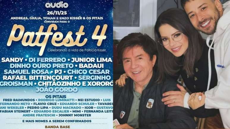 Sandy, Junior, Xororó e mais famosos prestigiam festival em homenagem à Patrícia Kisser em São Paulo