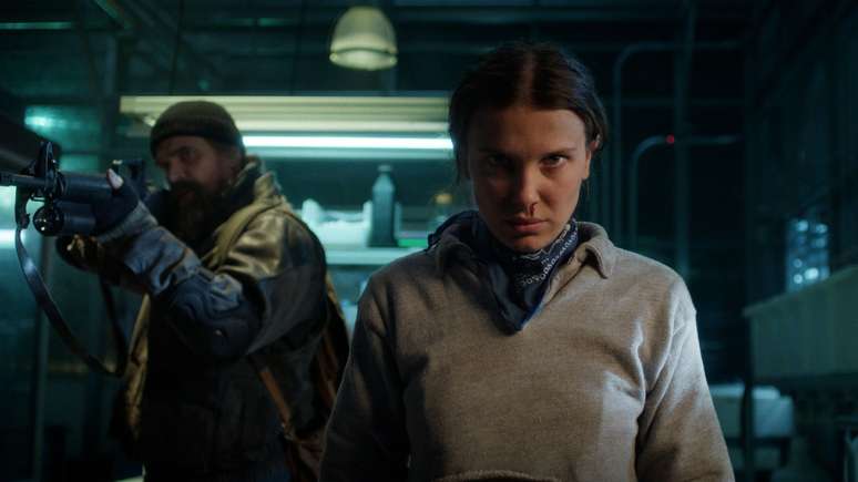 David Harbor and Millie Bobby Brown in Season 5 of Stranger Things