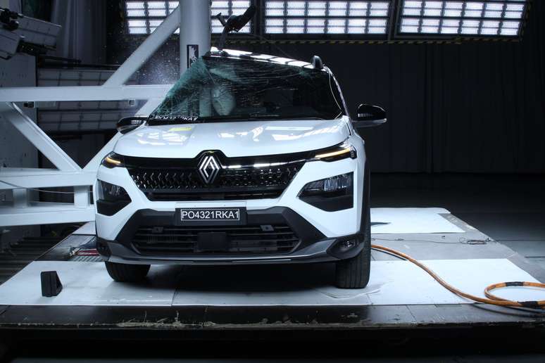 Renault Kardian em crash test do Latin NCAP
