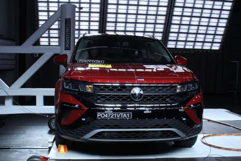 Volkswagen Taos em crash test do Latin NCAP