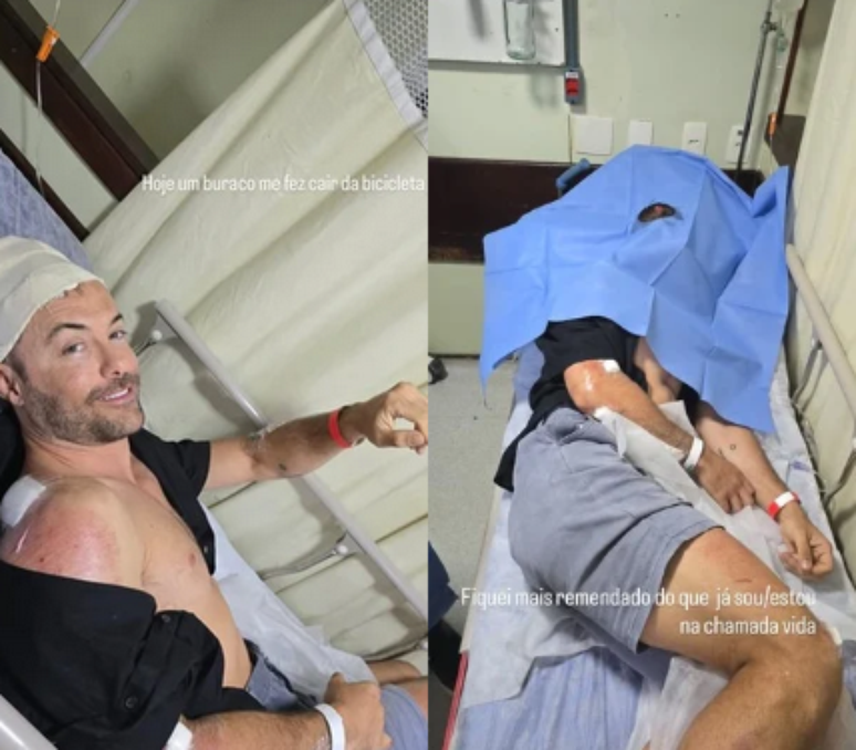 Actor Kaikeyi Brito was involved in an accident after falling from his bike