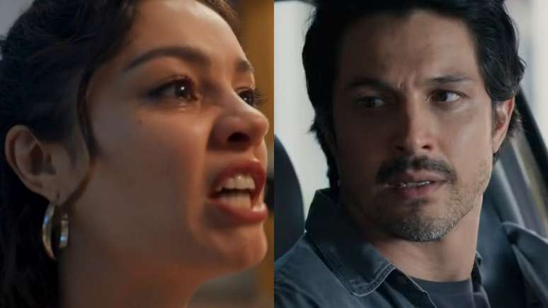 Gerlos (Sophie Charlotte) and Paulinho (Romulo Estrella) from Três Graças (Reproduction / TV Globo)