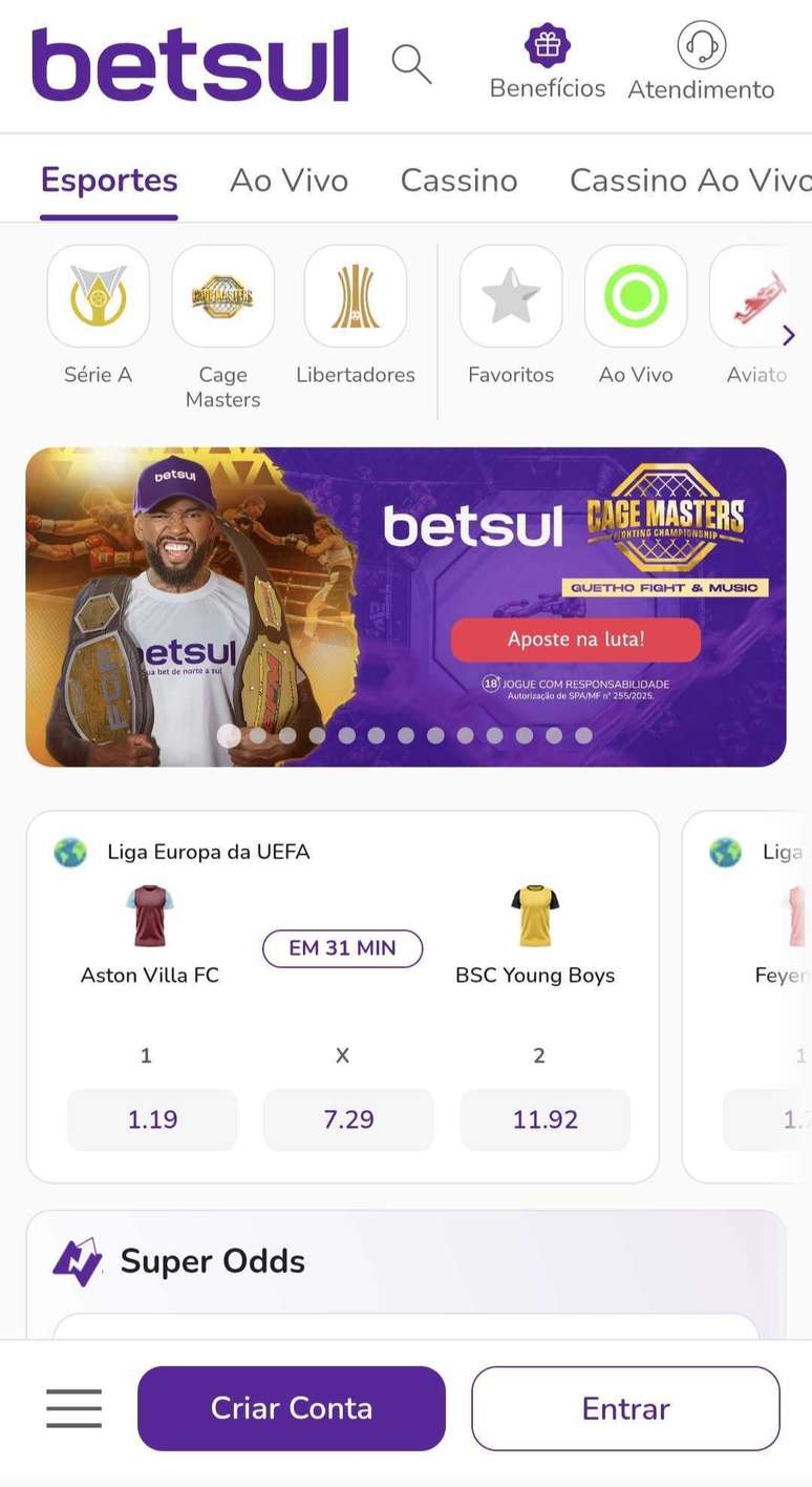 Veja quais são os principais mercados de apostas da Betsul