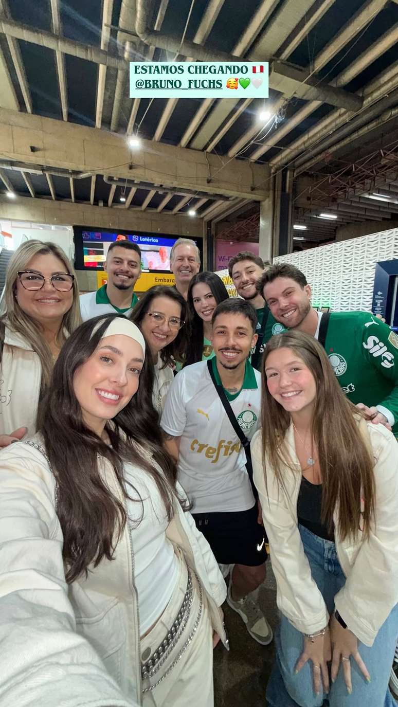 Keila Garcia viaja com família de Bruno Fuchs para a Libertadores