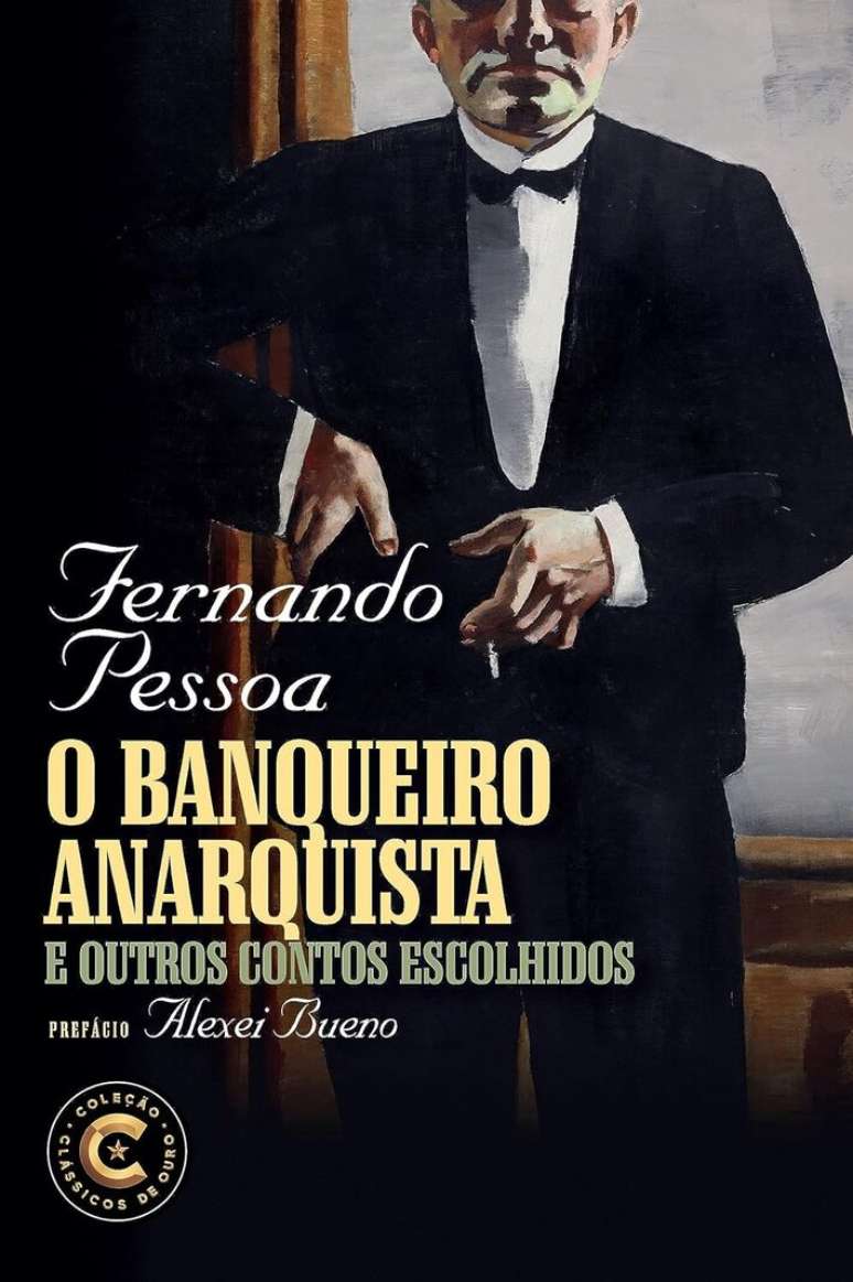Capa do livro 'O Banqueiro Anarquista', de Fernando Pessoa