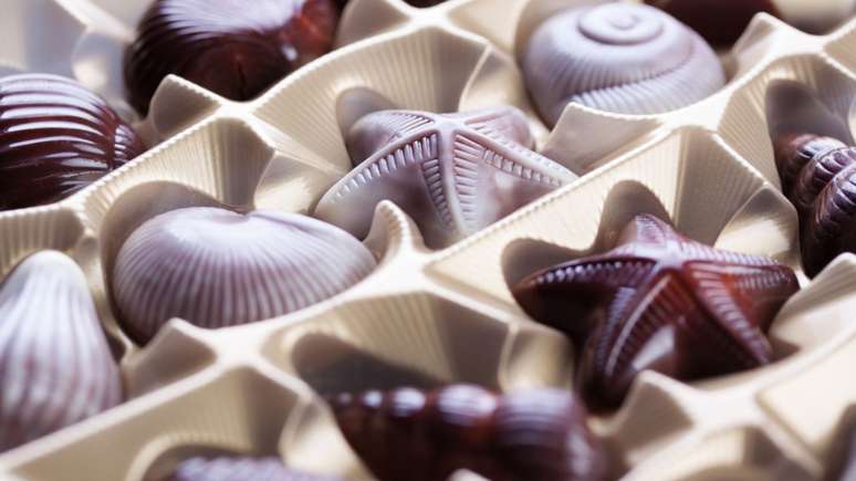 బెల్జియన్ చాక్లెట్ వివిధ పరిమాణాలు మరియు ఆకారాలలో రావచ్చు - ఫోటో: షట్టర్‌స్టాక్