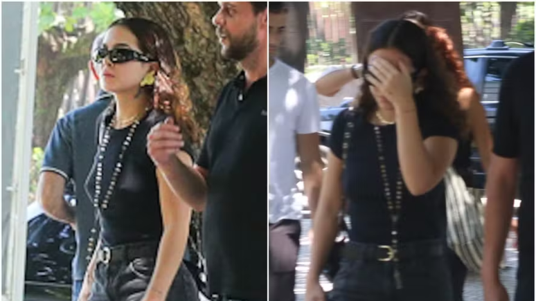 Mel Maia surge aos prantos no velório da mãe no Rio / BrazilNews e Agnews