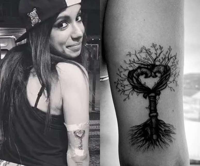 Fans commented on Anita's decision to remove her famous tattoo.