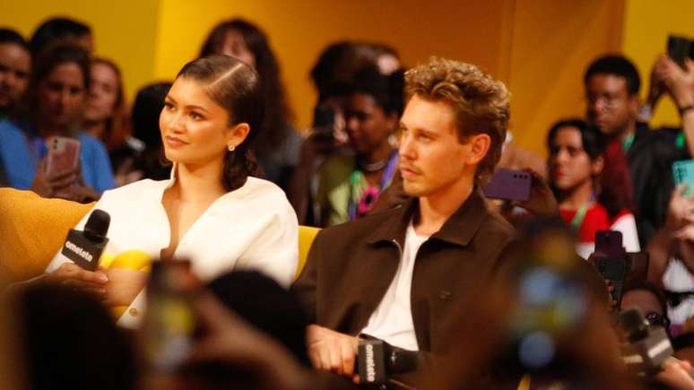 Actress Zendaya and actor Austin Butler, promoting Dune: Part 2, at the 10th edition of CCXP 2023 – Depositphotos.com / thenews2.com