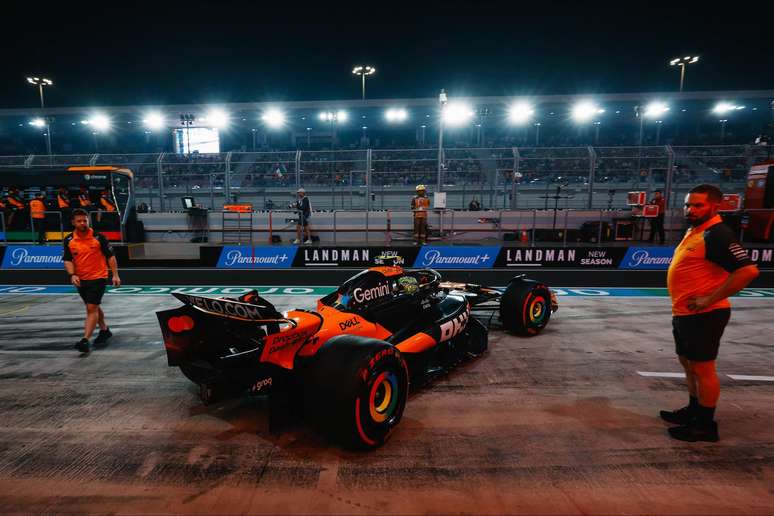 Lando Norris durante o GP do Catar