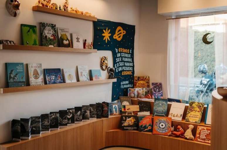 A Livraria Casa Cosmos &eacute; dedicada &agrave;s inf&acirc;ncias