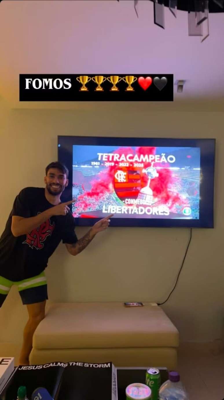 Paquet&aacute; comemora t&iacute;tulo do Flamengo na Libertadores &ndash;