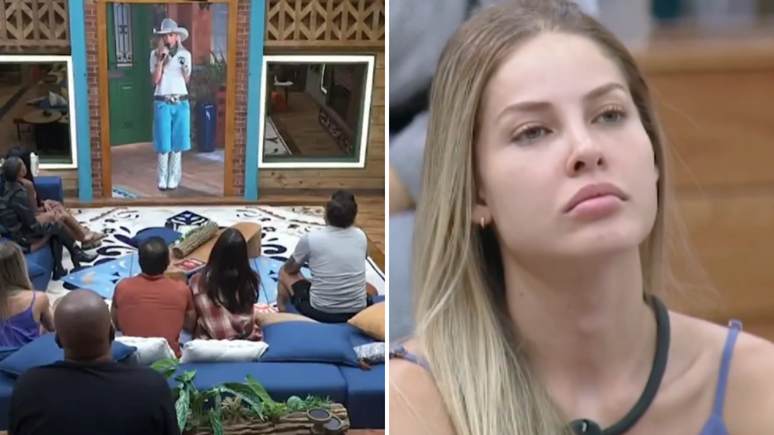 A Fazenda 17: Saori is threatened with expulsion by Galisto: 