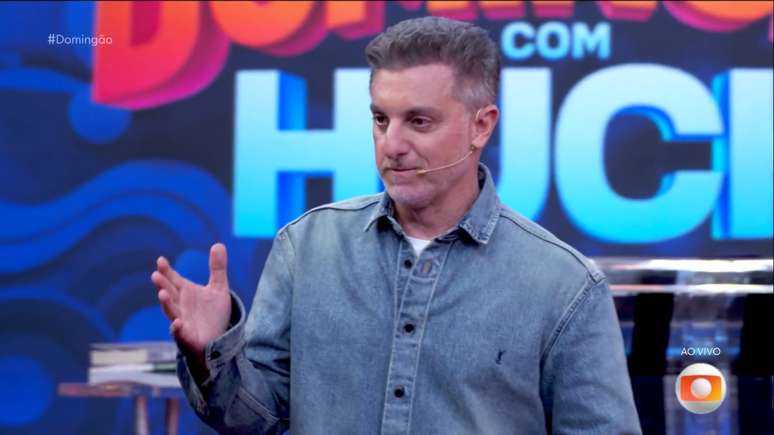 Luciano Huck on Domingo (Reproduction/TV Globo)