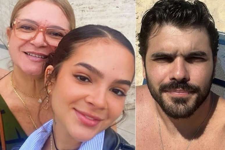 Mel Maia com o primo