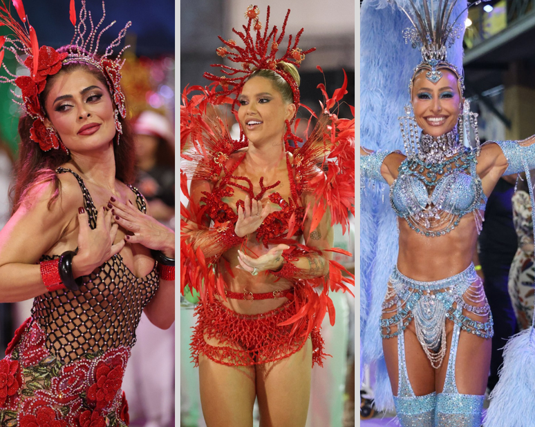 Juliana Paes, Virgínia, Sabrina Sato (Fotos: Daniel Pinheiro/Brazil News)