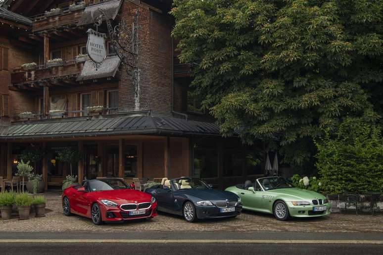 BMW Z4 MK3, BMW Z4 MK1 and BMW Z3 Roadster
