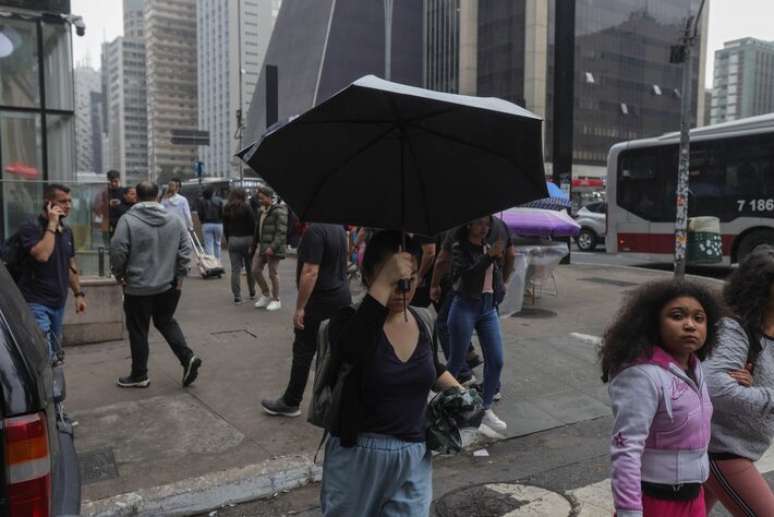 Registro de chuva em SP.